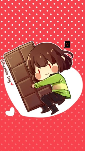 Андертейл Чара с шоколадкой