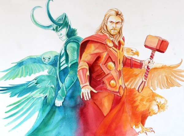Тор Марвел арт