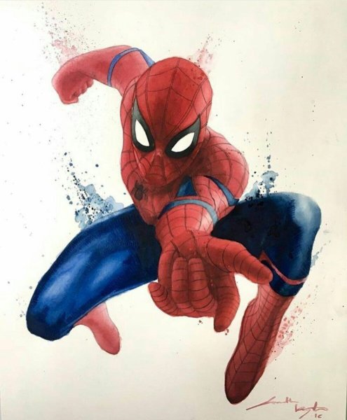 Арты Марвел человек паук
