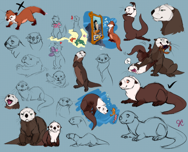 Аниме зверь выдра