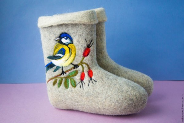 Украсить детские валенки