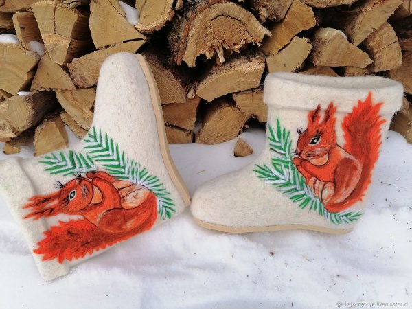 Необычные валенки