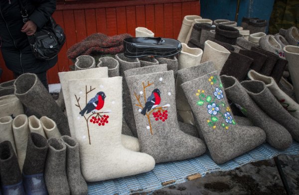 Валяние валенок в старину