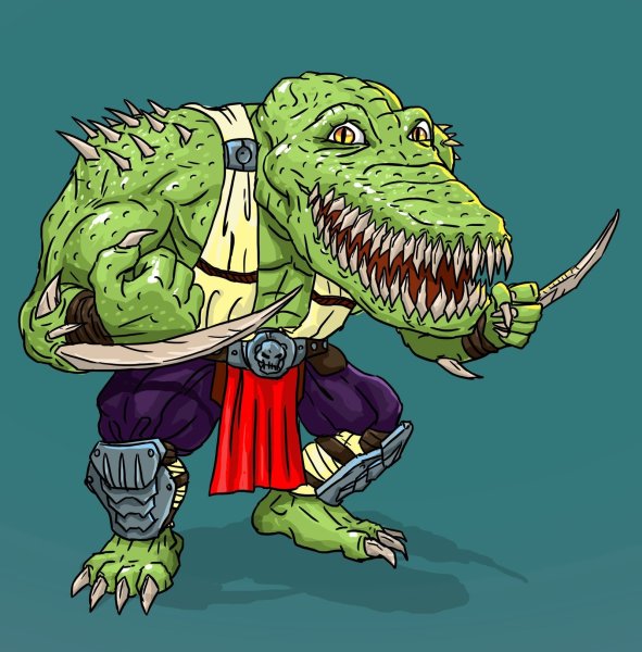 Мортал комбат крокодил