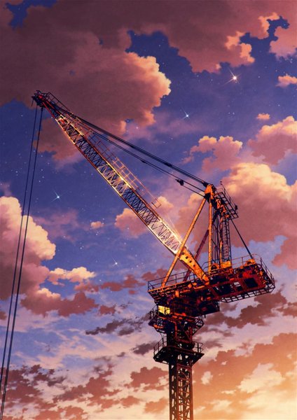 Кран строительный