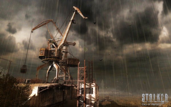 Сталкер Зов Припяти портовые краны