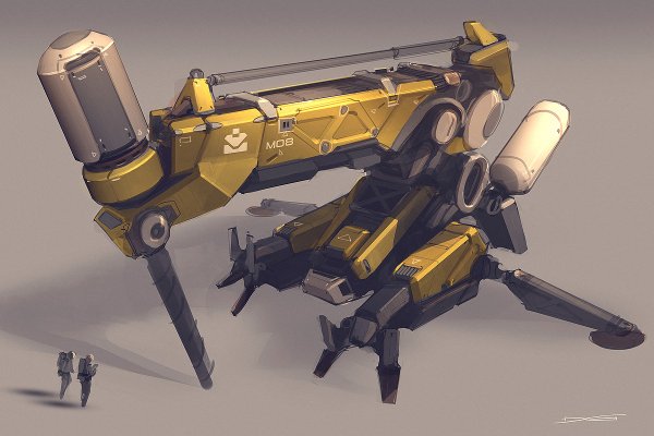 Строительный робот концепт