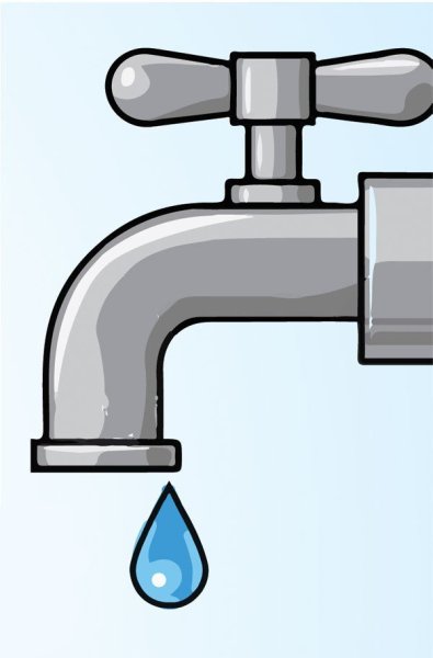 Кран с водой