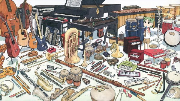 Музыкальные инструменты арт