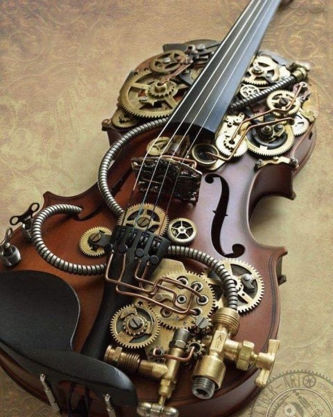 Стимпанк музыкант