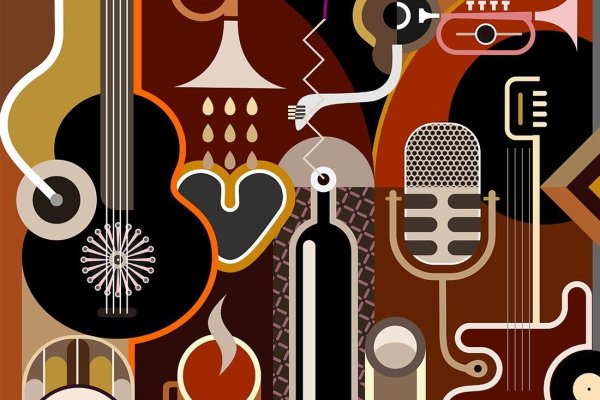 Стилизованные музыкальные инструменты