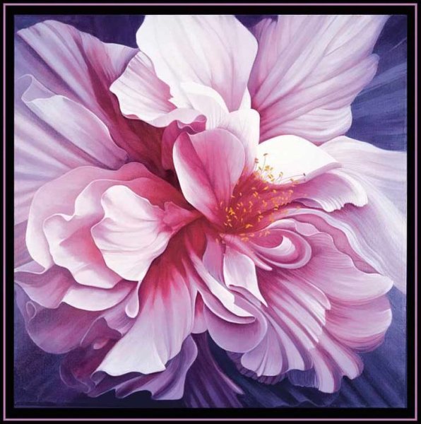 Цветы крупным планом живопись