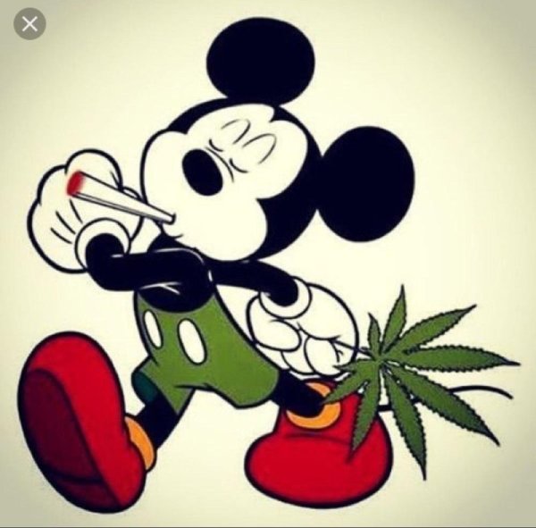 Накуренный Микки Маус