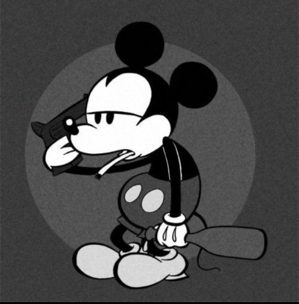 Грустный Микки Маус