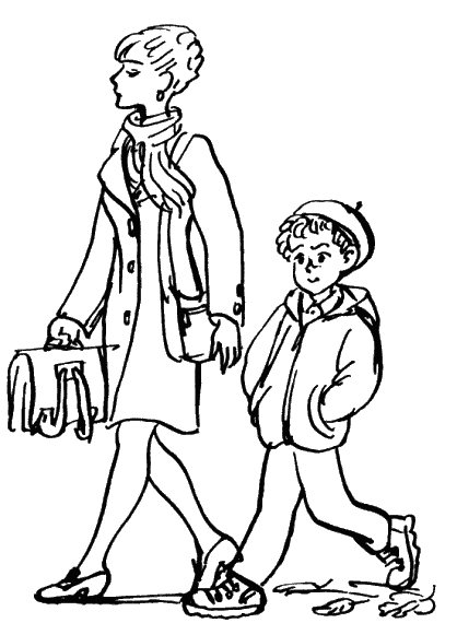 Иллюстрация к рассказу первый день Драгунский