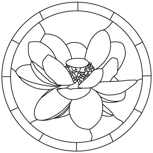 Контур для витража