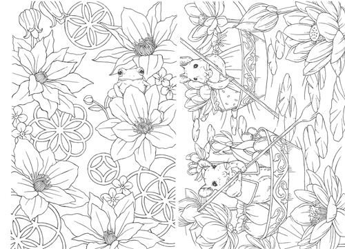 Вальс цветов раскраска