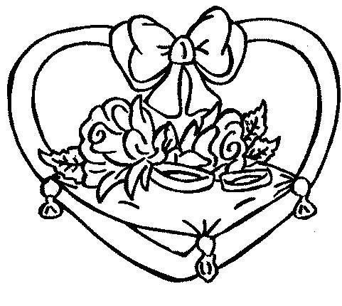 Раскраска с годовщиной свадьбы