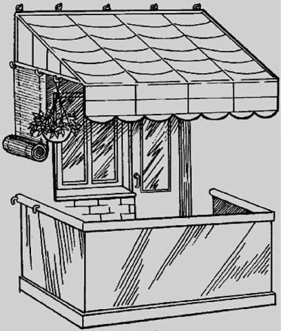 Балкон раскраска