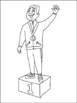 Учитель физкультуры раскраска