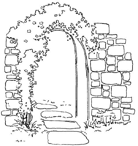 Арка раскраска