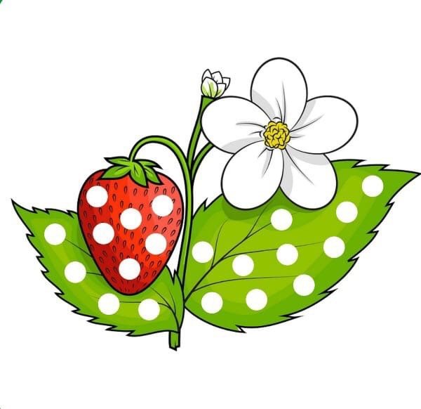 Пластилиновые заплатки ягоды