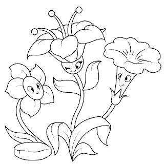 Растения. Раскраска