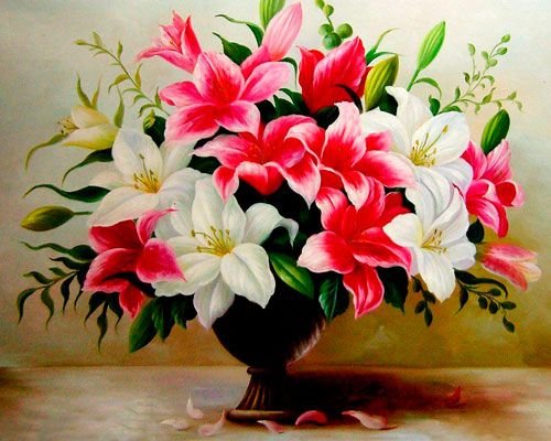 Алмазная мозайка Лилия