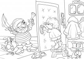 Раскраска безопасность дома для детей