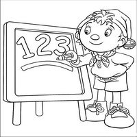 Раскраски на тему урока математики