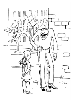 Незнакомец раскраска для детей