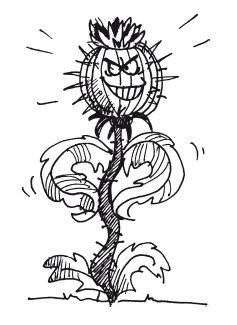 Сорняки раскраска