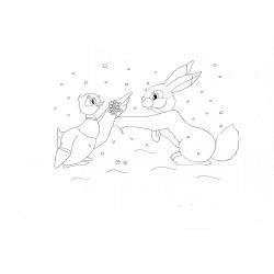 Раскраска сказки серая шейка мамин Сибиряк