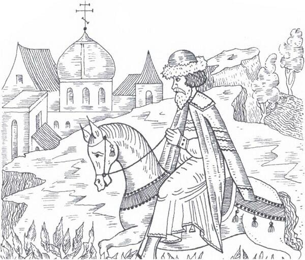 Раскраска древняя Русь для детей