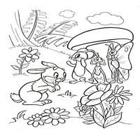 Раскраска Сутеев грибок-Теремок