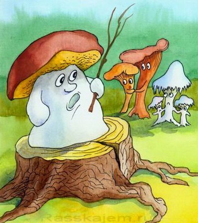 Сказка Даля война грибов с ягодами
