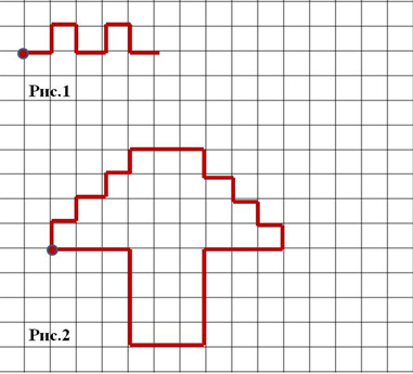 Рисование по клеточкам грибы