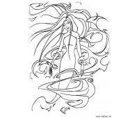 Раскраска Синдбад Легенда семи морей