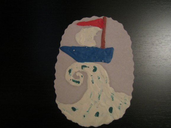 Ветер по морю гуляет лепка старшая группа