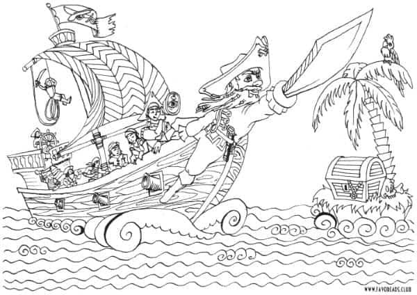 Раскраски для мальчиков лего пираты