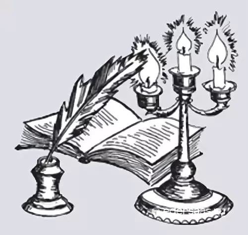 Рисунки на литературную тему