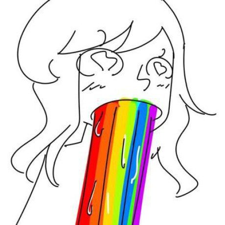 Рыгает радугой