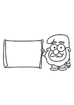 Раскраски Гравити Фолз Гномы