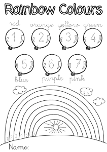 Цвета на английском для малышей задания