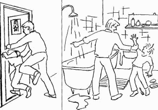 Раскраска наказание детей