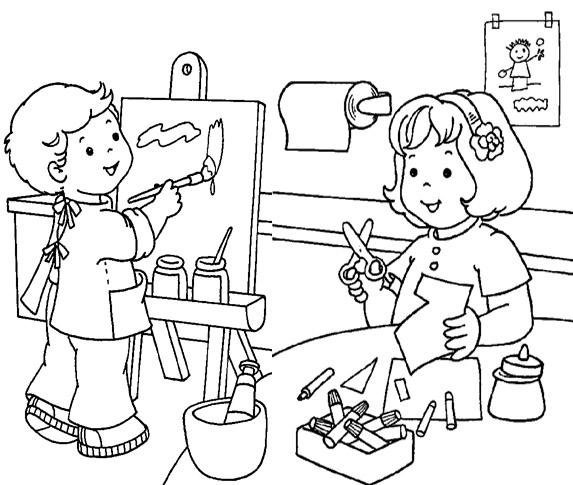 Раскраски дет сад по темам (32 фото)