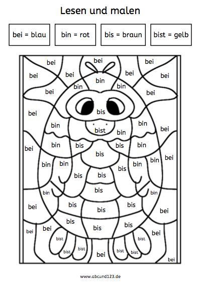 Раскраска на немецком языке
