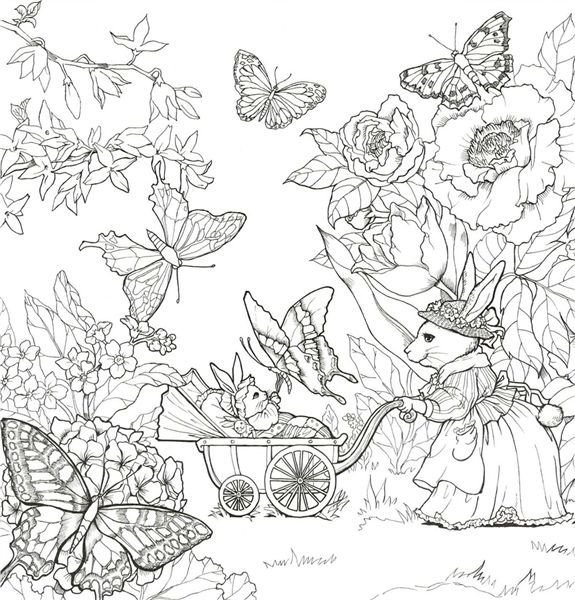 Раскраска Menuet de bonheur