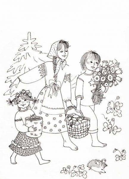 Раскраски к пословицам