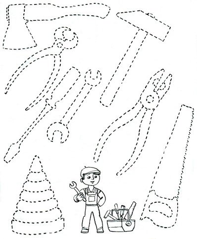 Инструменты задания для детей дошкольников